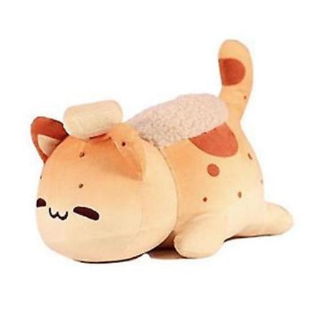 Aphmau Meows Kissan Pehmolelu - Pehme Meemeow-Donitsi-Kissa, Kawaii Ranskalaiset Perunat Ja Cheeseburger Ruoka Pehmolelu - T ydellinen Joululahja (