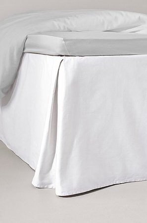 Jotex - Satin Satijnen Bedvalletje 45 Cm Organisch Wit Wit - ZACK - Koop Bedrokken bij Jotex