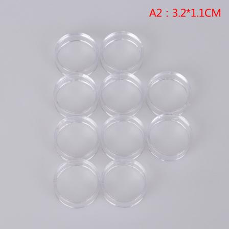 10 st Akryl Clear Display Stand Sphere Hållare för Crystal 3.2*1.1CM