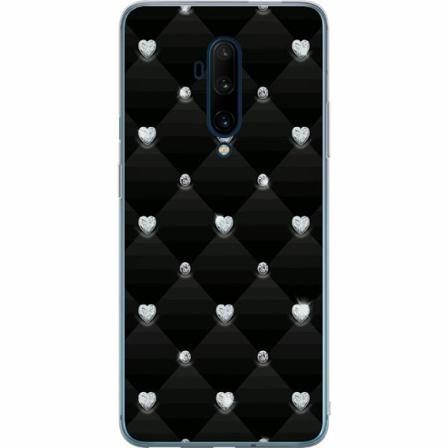Oneplus 7t Pro Mjukt Skal - Bling Heart