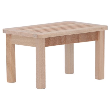 1:12 Dukkehus Krakk Enkelt Elegant Bjørketre Utmerket Håndverk Dukkehus Dekorasjon Tilbehør