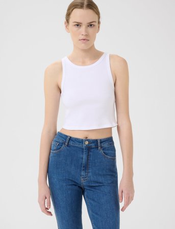 Gestuz Drewgz Cropped Top - White - XL