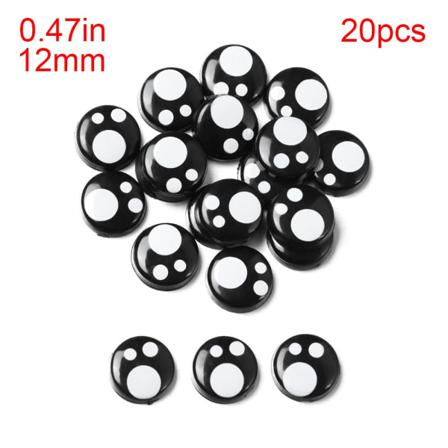 20/40st Safety Eyes Puppet Crafts 12mm 40st