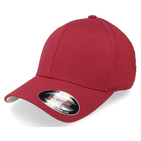 Flexfit - Rojo flexfit Gorra - Wooly Combed Rose Brown Flexfit @ Hatstore