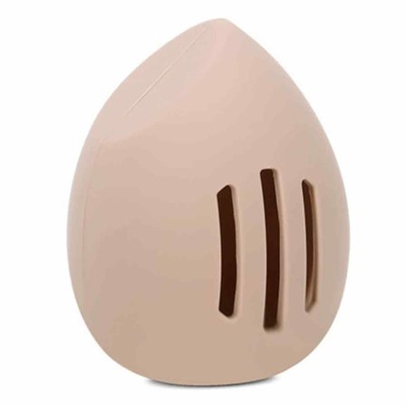 Rejseopbevaringsledsager til makeupelskere, let at rengøre silikone svampeetui, støvtæt beautyblenderholder med ventilationshuller, universal