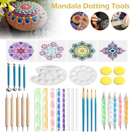 36 kpl / set Mandala Dotting Tool Painting Brush Art Pen