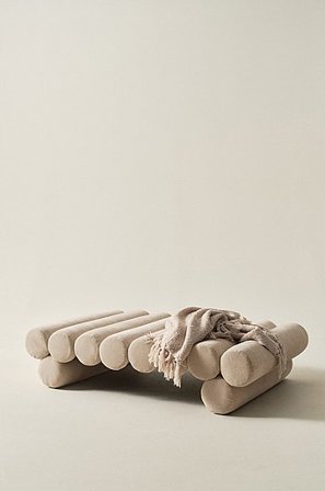 Jotex - Pouf 77x122 Cm Sandbeige - SIMONETTA - Kaufe Poufs bei Jotex