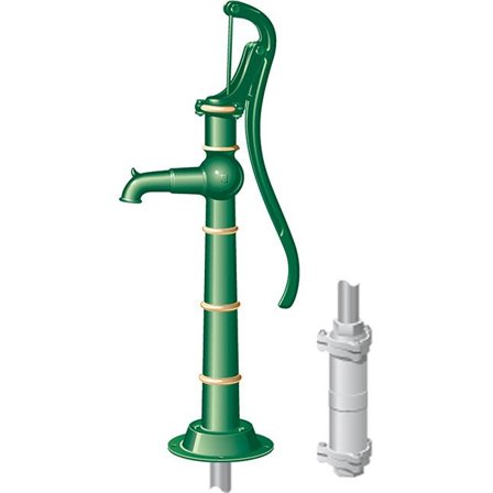 Gustavsberg Rörsystem Nr. 12 Havepumpe, Vand