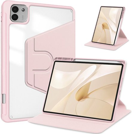 Etui til Honor Magic Pad 3 13,3-tommer med penholder, pink