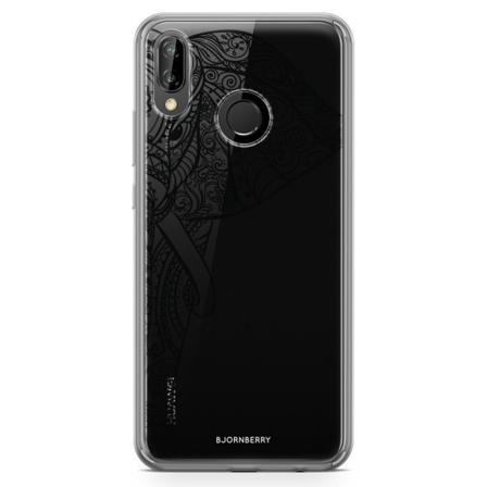 Bjornberry Hybrid Skal Huawei P20 Lite - Mandala Elefant