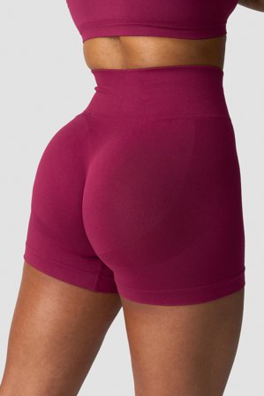 ICANIWILL - Smooth Seamless Midi Shorts Magenta Rose- Sport kurze hose - Damen - ICIW
