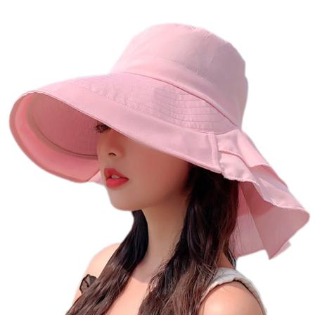 Solhatt utomhus för män Dam skyddande jakthatt bred pink