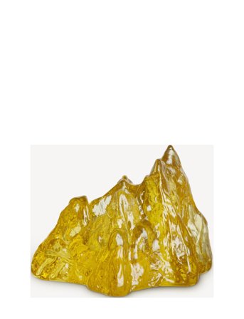 The Rock Ljuslykta Yellow Kosta Boda