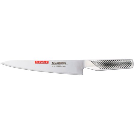 Global G-20 Bred Fileteringskniv 20 cm Fleksibel' - 'Stål