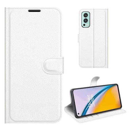 Classic OnePlus Nord 2 5G Läppäkotelo - Valkoinen