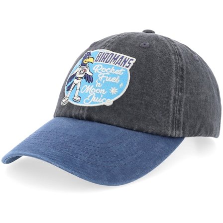 Iconic - Azul unconstructed Gorra - Birdmans Rocket Fuel Retro Black/Navy Dad Cap @ Hatstore