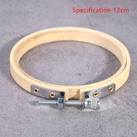 Bambus Ramme Broderi Hoop Ring DIY Broderi Maling Cross