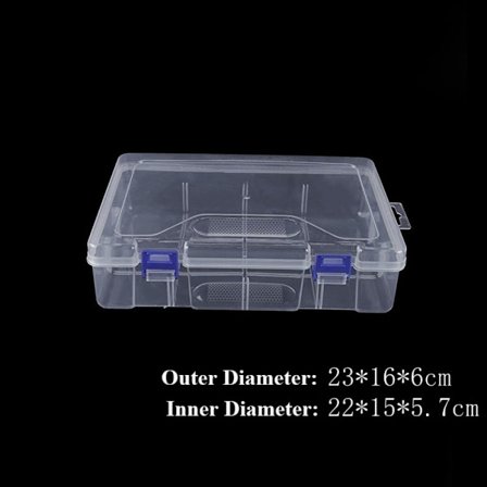 Förvaringslåda Smycken Pärlor Behållare 22,6X15,6X6CM2 2 22.6x15.6x6cm2