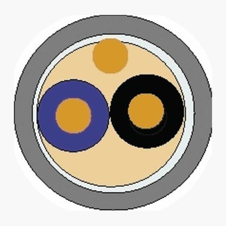 Biltema - Kabel PFSP 2G 1 5 + 1 5 mm² 25 m