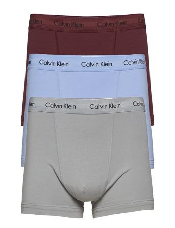 Trunk 3Pk Boksershorts Sølv Calvin Klein