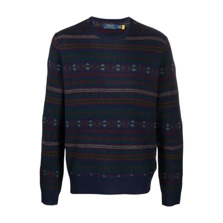 Polo Ralph Lauren, Crew Neck Pullover Niebieski, Mężczyzna, Rozmiar: M