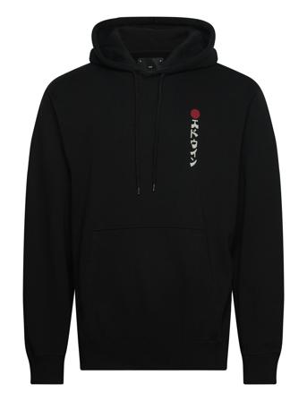 Kamifuji Hoodie Sweat-Black Designers Sweat-shirts & Hoodies Hoodies Black Edwin