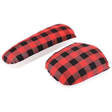 2 stk. Skræddersyet Skinke Let Strygning Bærbar Holdbar Polyester Ofte Brugt Strygeskinke til Strygning Hat Kjole Hals