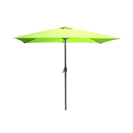 Parasol med lutbar arm 300x200 cm i grön anisk