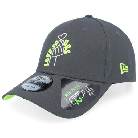 New Era - Gris adjustable Gorra - Tottenham Hotspur Korea 9FORTY Grey/Neon Green Adjustable @ Hatstore