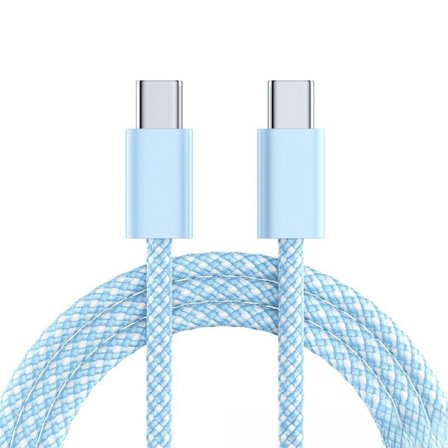 60W Type-C till Type-C Laddningskabel för Apple iPhone 15/16/Samsung/Huawei 200CM