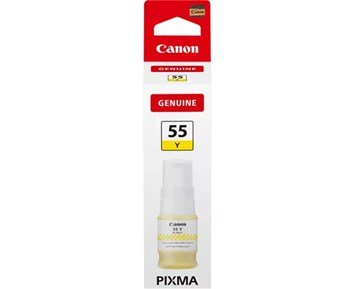 Canon GI-55 Yellow Ink Bottle - Canon GI-55 påfyllnadsbläck gul