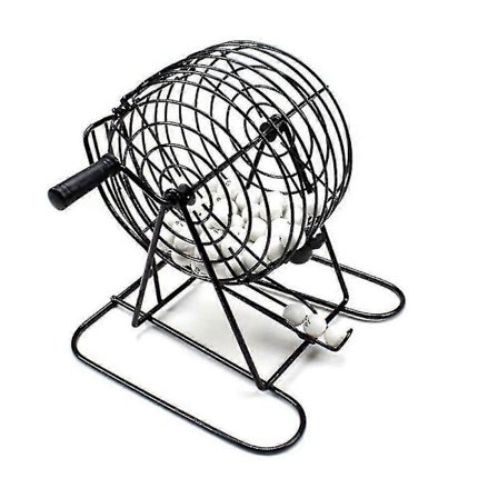 Bingo Lotteri Maskine Trækkespil Sæt til Fest Hjemme Pub Lykkebolde Familie Tilbehør Udendørs Campingudstyr - xindaren