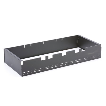 Sockel für Kleiderspind, B 1200 mm, schwarz