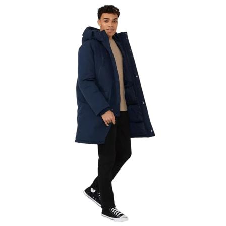 Red Herring Herr Longline Parka Xl Marinblå