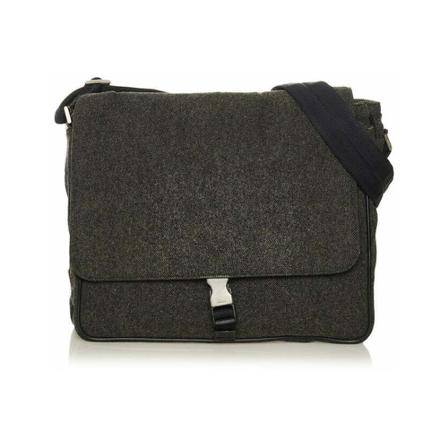 Prada Vintage, Pre-owned Shoulder Bags Grijs, Dames, Maat:ONE Size