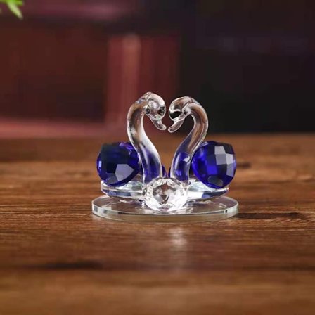 Crystal Swan Ornament Heminredning och tillbehör B B