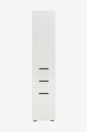 Loft24 - Badeværelsesskab Malika Høj 2 låger/1 skuffe - Flerfarvet - Badeværelsesmøbler - Fra Homeroom