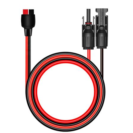 Solcelleadapterkabel - Solcellepaneledaptersett med hann- og hunkontakt (12 AWG, 1 m/3,2 fot)