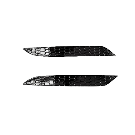 2 stk Honeycomb Bakre Tåkelys Deksel Trim Klistremerke For Golf 7.5 Mk7.5 Bakre Støtfanger Reflektor S Black