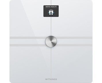 Withings Body Comp - White - Smart personvåg med Wi-Fi & komplett kroppsanalys