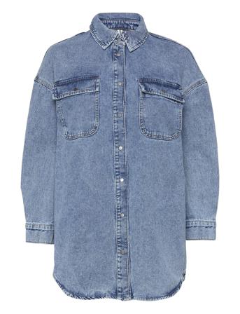 Onlkasia Life Ls Os Shirt Dnm Bj Blue ONLY