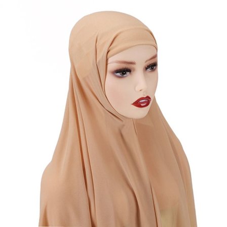 Muslim Hijab Turban Hat BEIGE