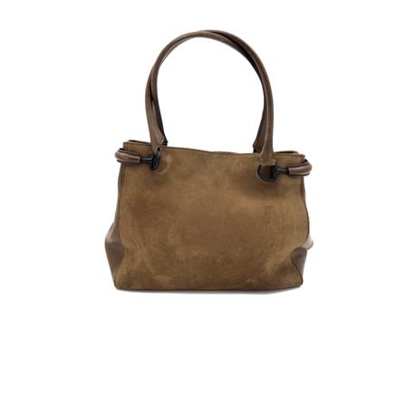 Gucci Vintage, pre-owned Brown Suede Shoulder Bag Bruin, Dames, Maat:ONE Size