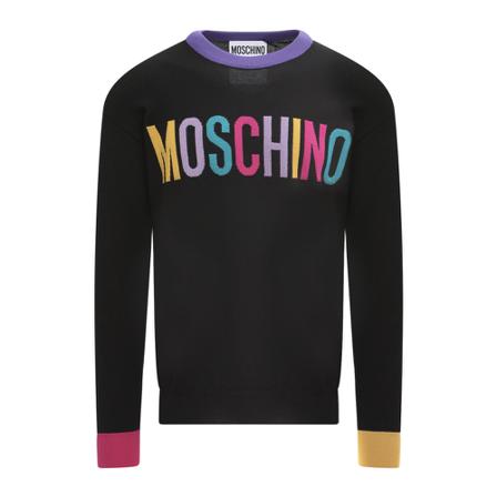 Moschino Knitwear , Zwart , Heren , Maat: M