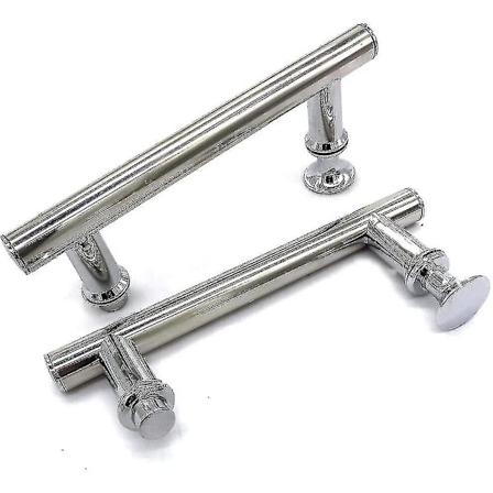 2 kpl 145 mm (14,5 cm) kromattua ABS-suihkuovenkahva, reik rei st