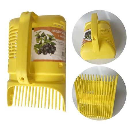 Plast Bærplukker Verktøy Blåbær Rake Skjeer Med Ergonomisk Håndtak Kompatibel Plukking av Bær