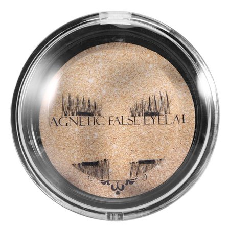 4 st/ask Magnetiska Falska Fransar Naturliga Anti-allergiska Återanvändbara Handgjorda Fransar (#2)