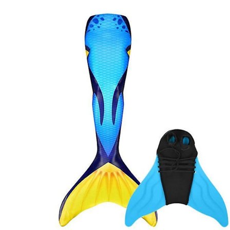 Mermaid Tail For Girls And Boys, Monofin For Swimming Included
