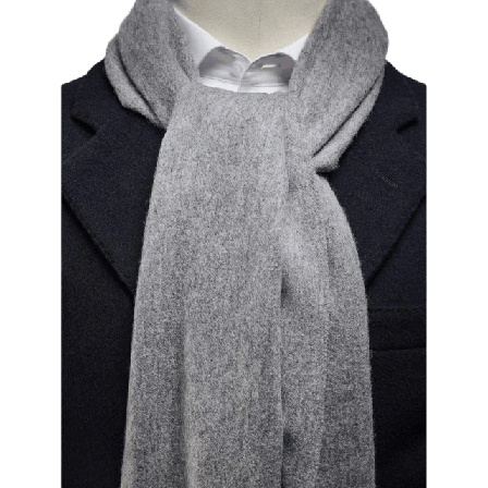 John Henric Kashmirhalsduk Herr Accessoarer Grå