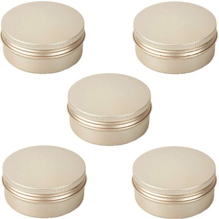 Aluminiums dåse med skruelåg 10 ml 5-pak